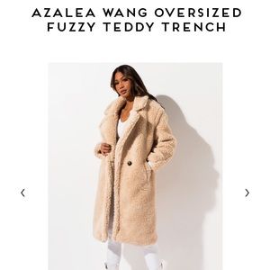 NWT Azalea Wang Akira Teddy Coat